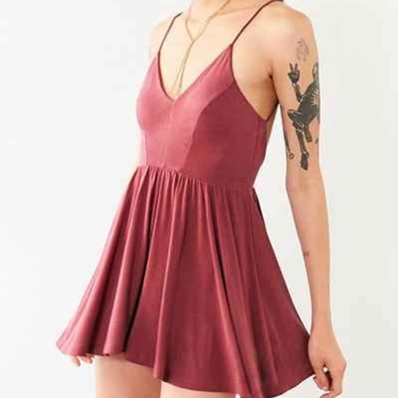 Urban Outfitters Dresses & Skirts - NWT Silence + Noise Rouge Open Back Skater Dress